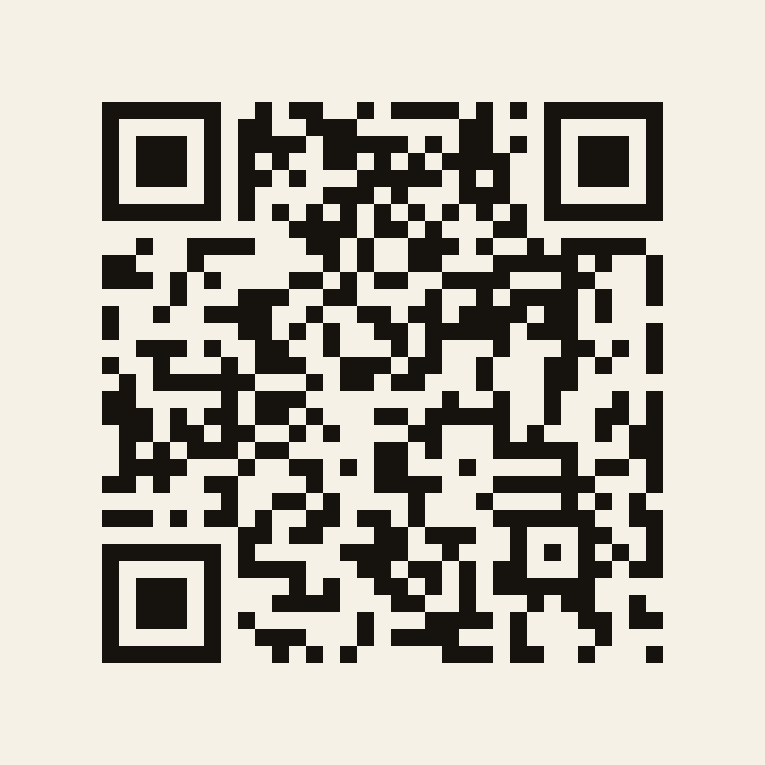 QR code vers la carte d’Odile Potgieter, notori.pages.dev/carte